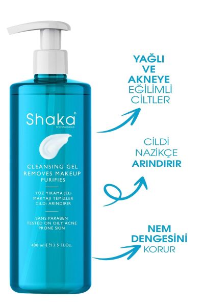 Yüz Yıkama Jeli / Yağlı Ve Akneye Eğilim Gösteren Ciltler 400 ml