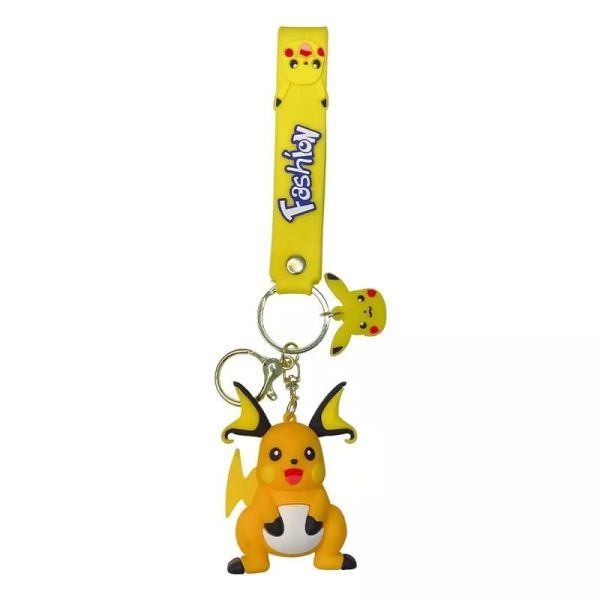 Pikachu Tasarımlı Slikon Anahtarlık