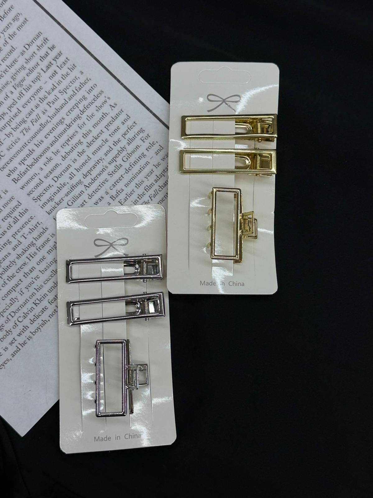 3'lü Metal Toka Set 12 Adet