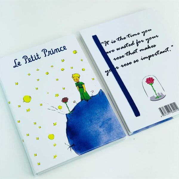 Küçük Prens Tasarımlı Lastikli Defter
