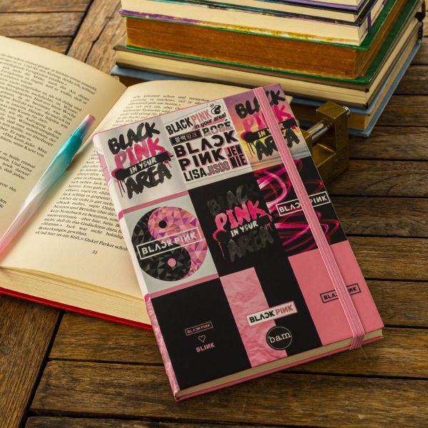Black Pink Defter Kalemlik Seti