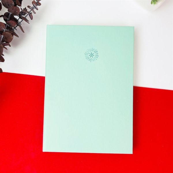Yeşil Tasarımlı Lastikli Defter