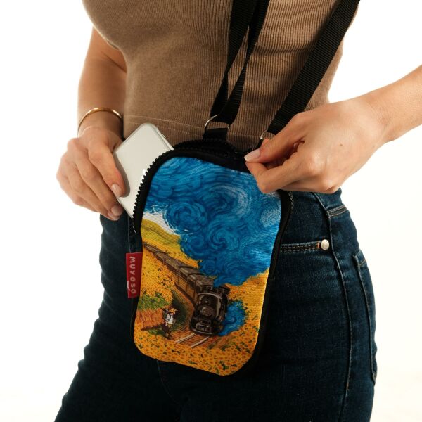 Van Gogh Baskılı Telefon Çantası