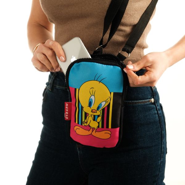 Looney Tunes Tweety Baskılı Telefon Çantası