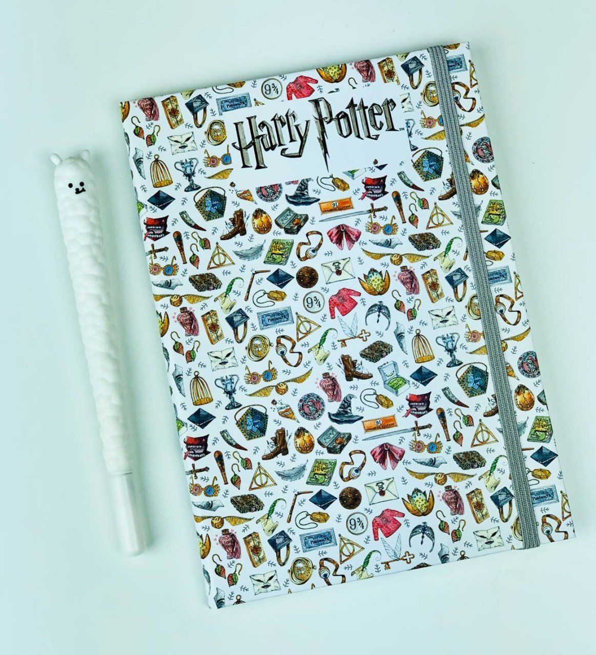 HP Tasarımlı Lastikli Defter