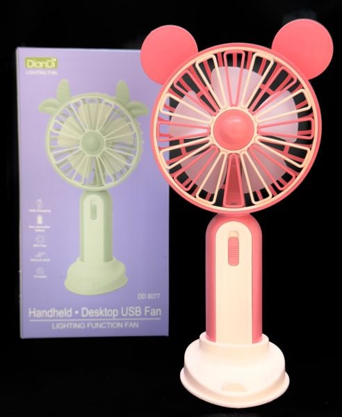 Mini Fan Masaüstü Taşınabilir Telefon Stantlı El Fan