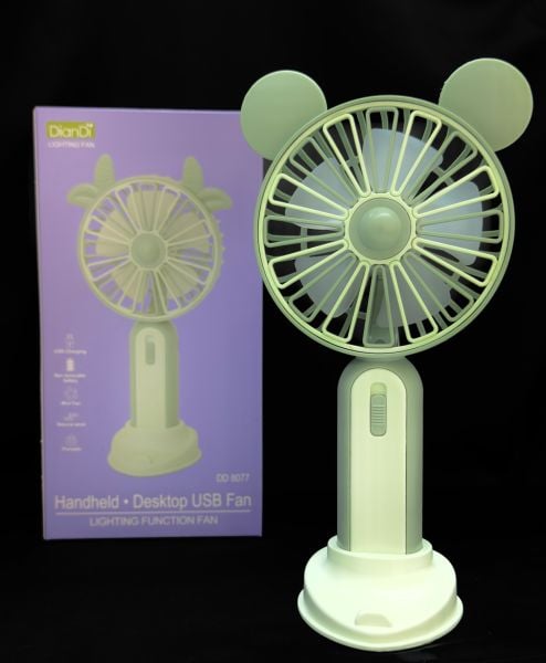 Mini Fan Masaüstü Taşınabilir Telefon Stantlı El Fan