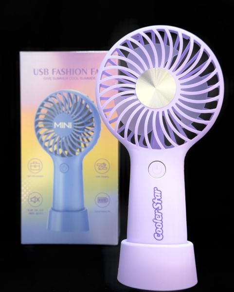 Mini Fan Masaüstü Taşınabilir Telefon Stantlı El Fan