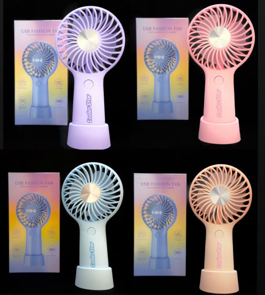 Mini Fan Masaüstü Taşınabilir Telefon Stantlı El Fan