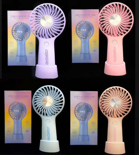 Mini Fan Masaüstü Taşınabilir Telefon Stantlı El Fan