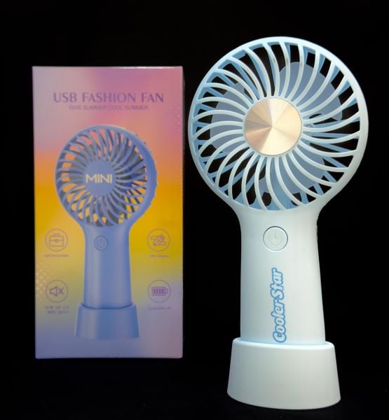 Mini Fan Masaüstü Taşınabilir Telefon Stantlı El Fan