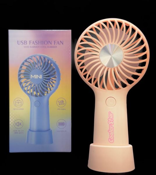 Mini Fan Masaüstü Taşınabilir Telefon Stantlı El Fan