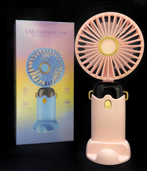 Mini Fan Masaüstü Taşınabilir Telefon Stantlı El Fan