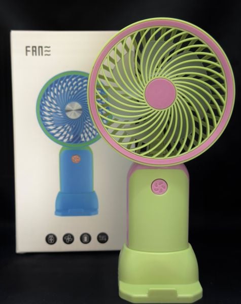 Mini Fan Masaüstü Taşınabilir Telefon Stantlı El Fan