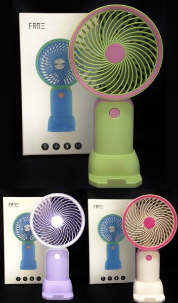 Mini Fan Masaüstü Taşınabilir Telefon Stantlı El Fan