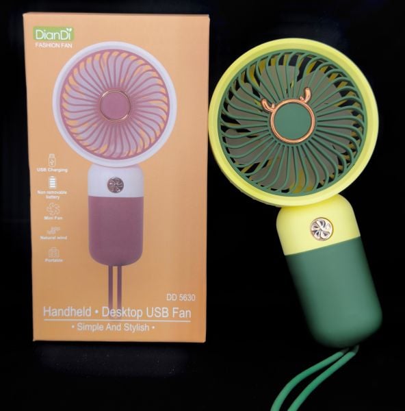 Mini Fan Masaüstü Taşınabilir Telefon Stantlı El Fan