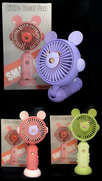 Mini Fan Masaüstü Taşınabilir Telefon Stantlı El Fan