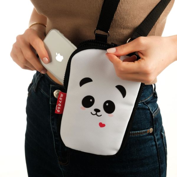 Panda Baskılı Telefon Çantası