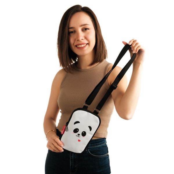 Panda Baskılı Telefon Çantası