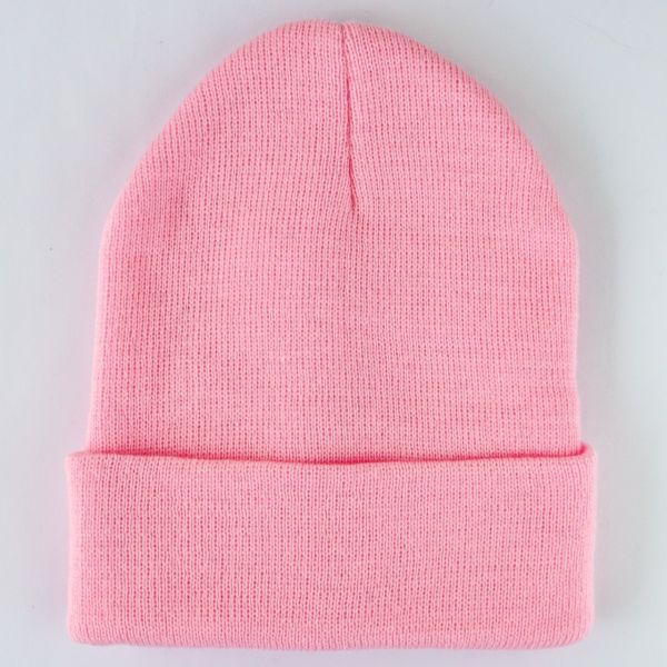 Açık Pembe Renkli Basic Bere