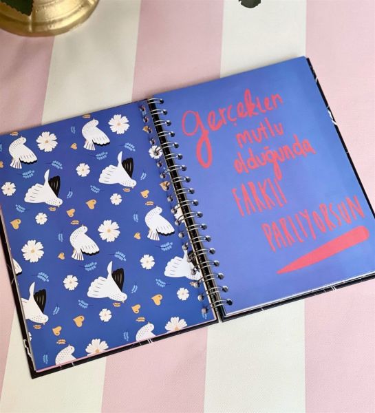 Believe Dream Shine Tasarımlı Konuşan Ajanda