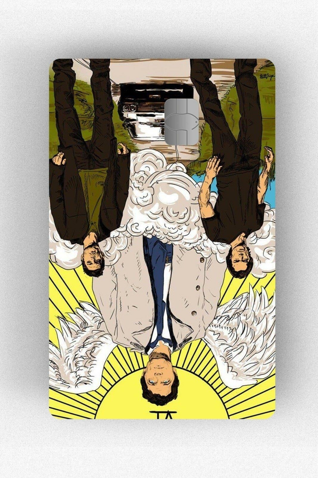 Supernatural Tarot Kredi Kartı Kaplama Stickeri Papara, Tosla, Kredi Kartı Için Uyumlu