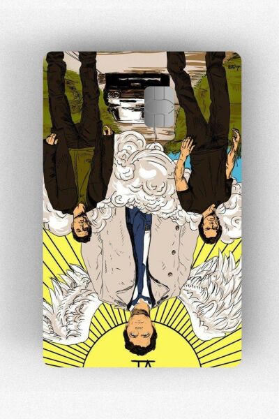 Supernatural Tarot Kredi Kartı Kaplama Stickeri Papara, Tosla, Kredi Kartı Için Uyumlu