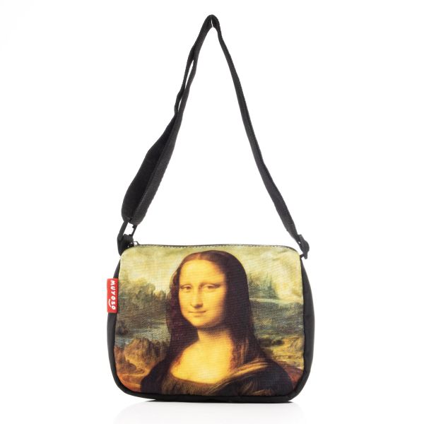 Mona Lisa Desen Çapraz Çanta