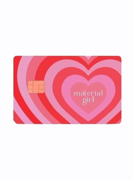 Material Girl Kredi Kartı Kaplama Stickeri Papara, Tosla, Kredi Kartı Için Uyumlu