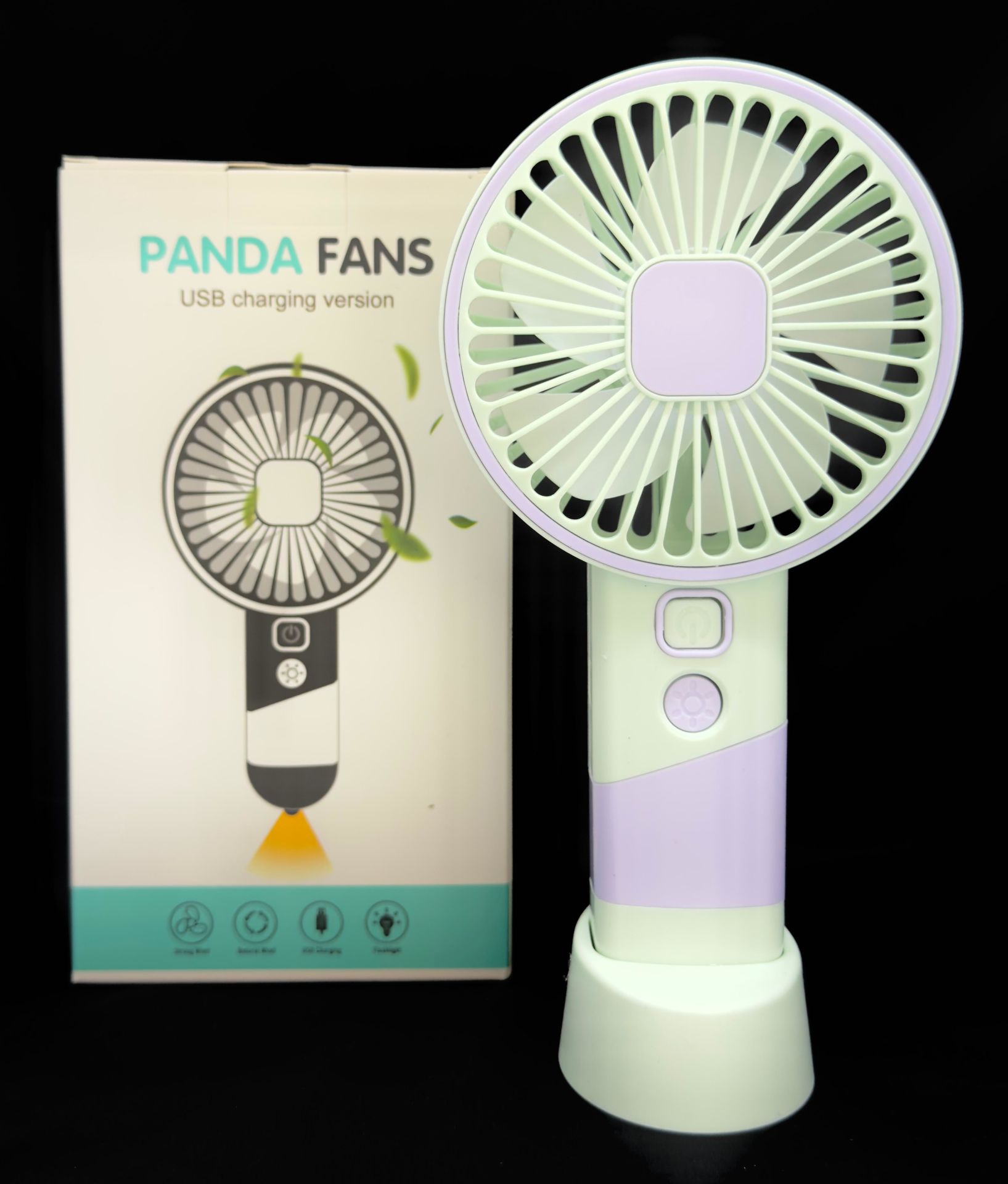 Yeşil Masaüstü Taşınabilir El Fan