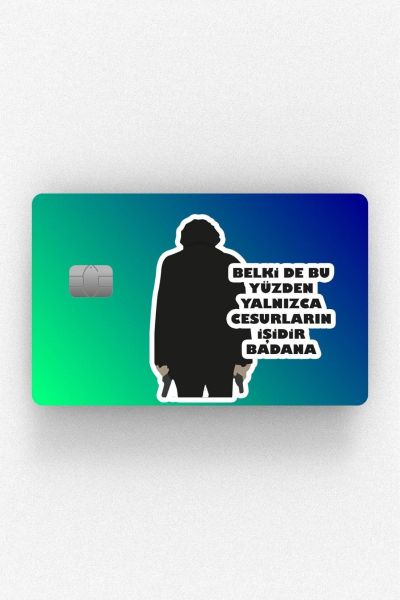 Gibi Badanacı Ünal Kredi Kartı Kaplama Stickeri Papara, Tosla, Kredi Kartı Için Uyumlu