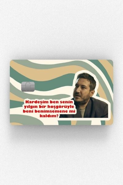 Gibi Yılgın Hoşgörü Kredi Kartı Kaplama Stickeri Papara, Tosla, Kredi Kartı Için Uyumlu