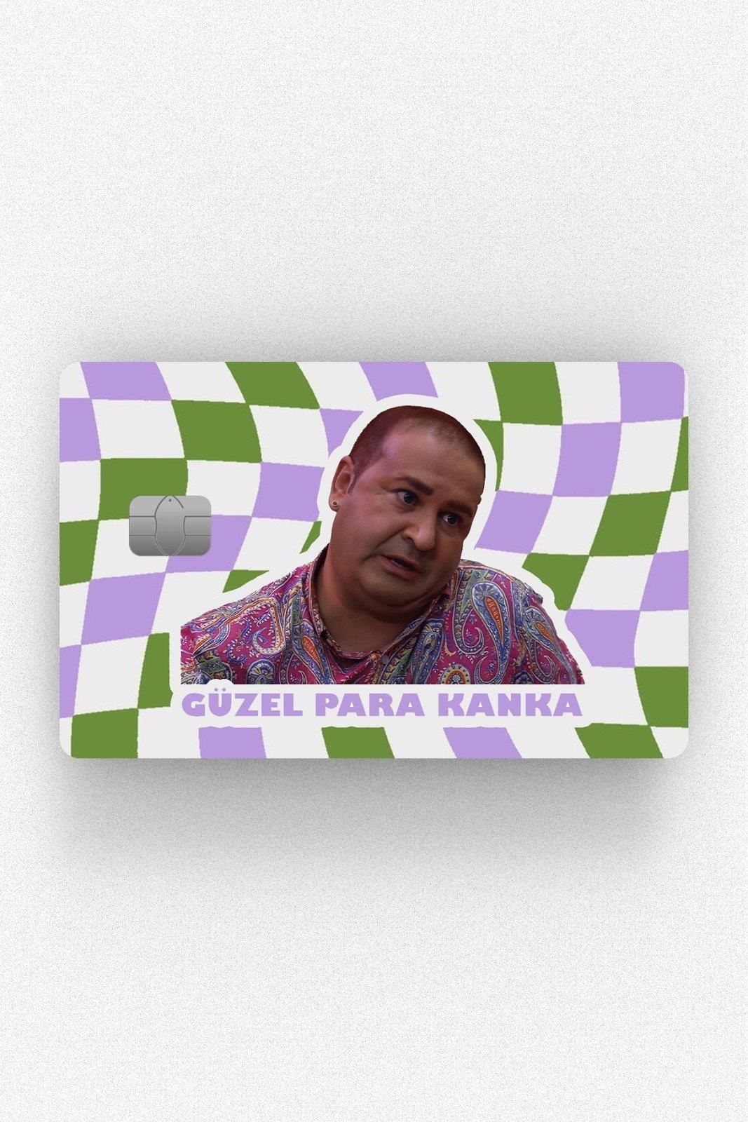 Kolpaçino Güzel Para Kanka Kredi Kartı Kaplama Stickeri Papara, Tosla, Kredi Kartı Için Uyumlu
