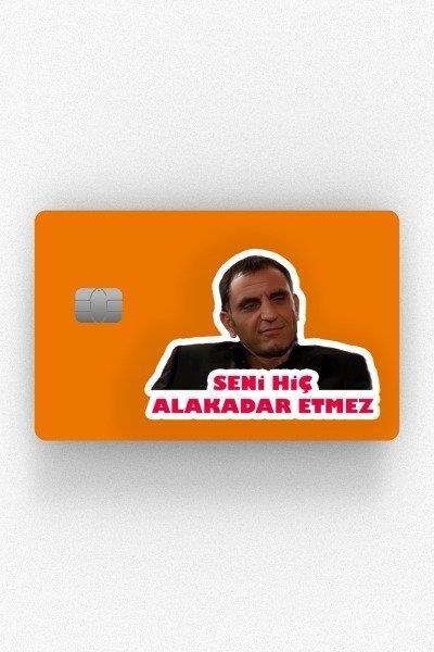 KVP Memati Seni Alakadar Etmez Kredi Kartı Kaplama Stickeri Papara, Tosla, Kredi Kartı Için Uyumlu