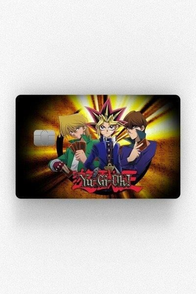 Yu Gi Oh Kredi Kartı Kaplama Stickeri Papara, Tosla, Kredi Kartı Için Uyumlu