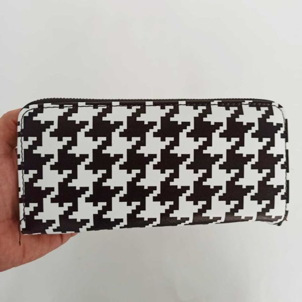 Kazayağı Püsküllü Totem Kumaş Polo Kadın Cüzdanı