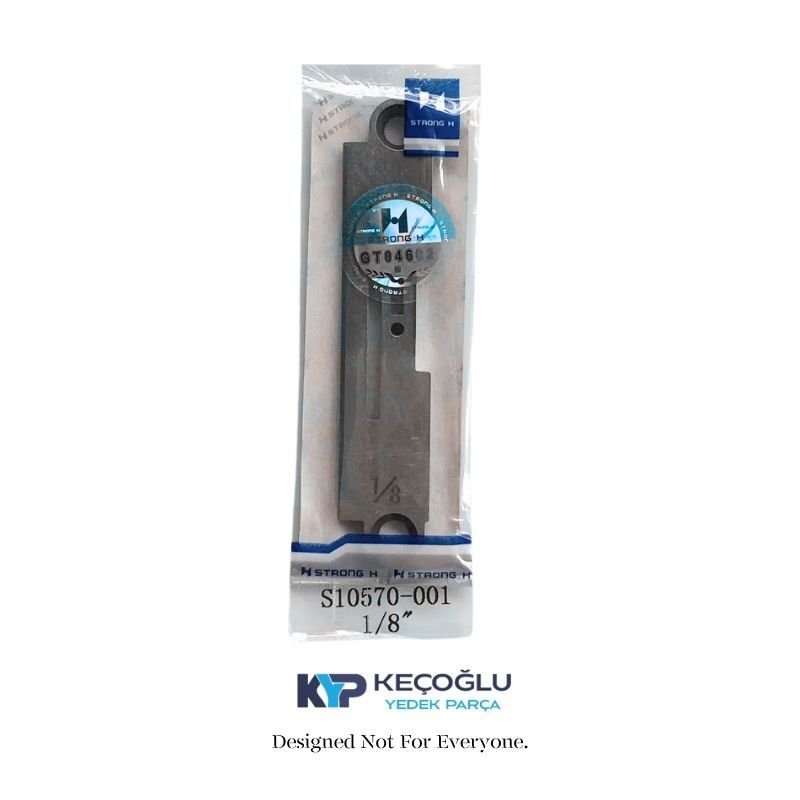 S10570-001 Plaka Bıçaklı Düz 1/8