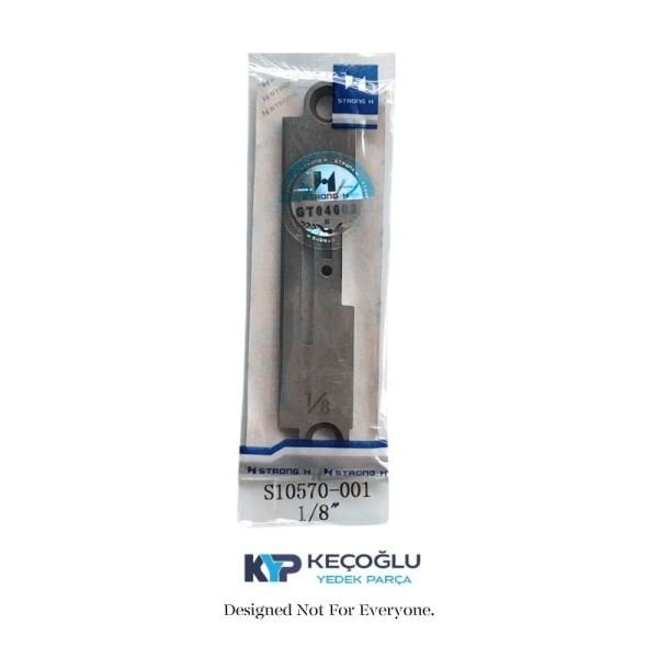 S10570-001 Plaka Bıçaklı Düz 1/8