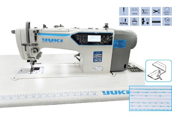 YK-8700D-4 Kenar Bıçaklı İplik Kesicili Kilit Dikiş