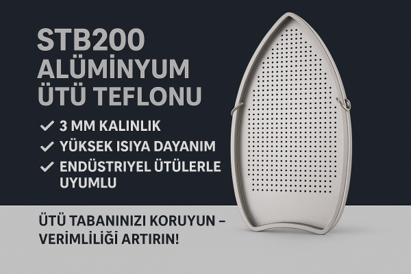STB200 Alüminyum Ütü Teflonu 3 MM