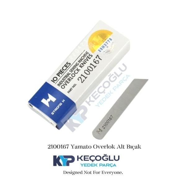 2100167 Yamato Overlok Alt Bıçak