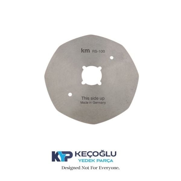 RS-100 Yuvarlak Kesim Motor Bıçağı 8 Köşe