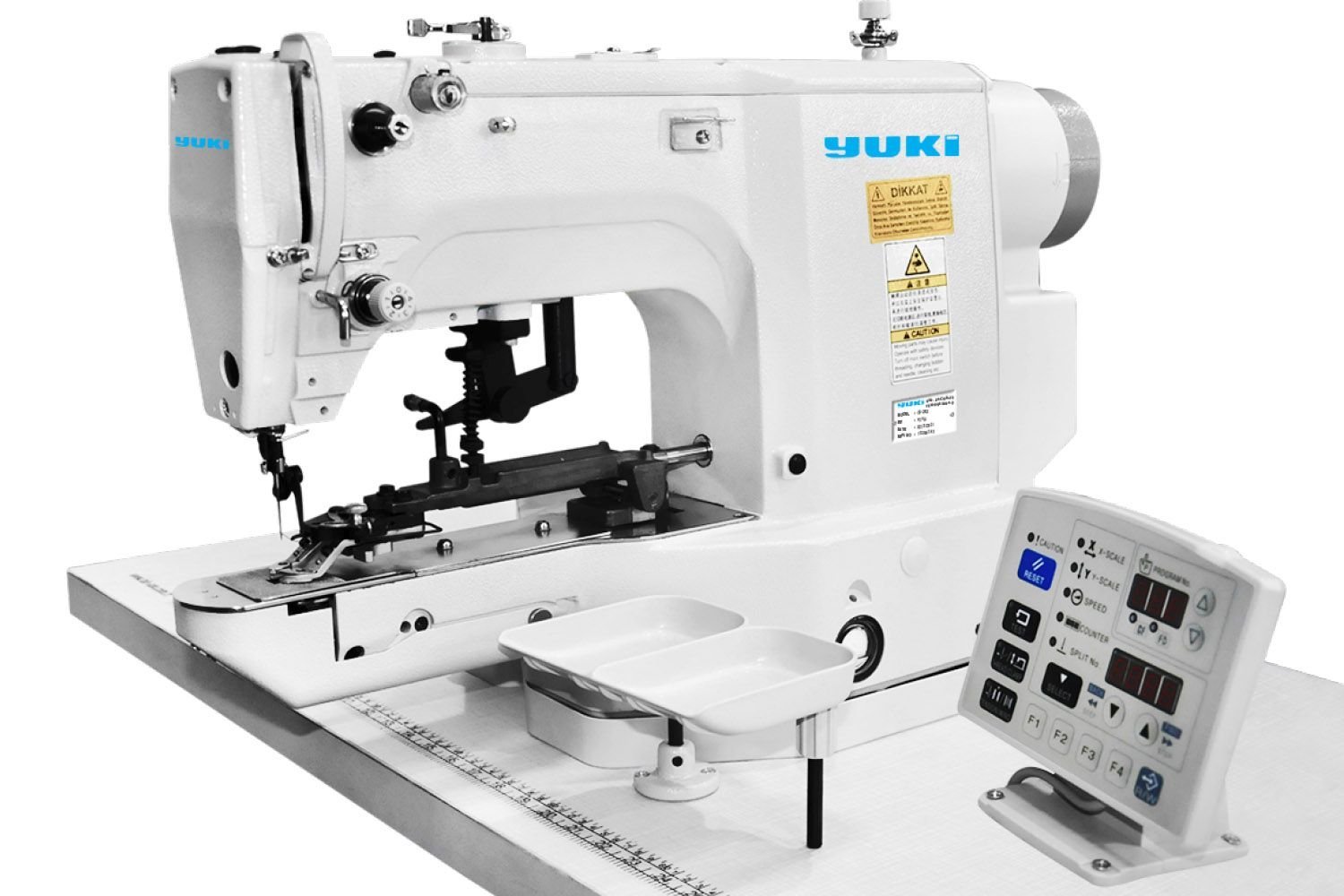 Yuki YK-438D Elektronik Programlı Kilit Dikiş Düğme Makinası