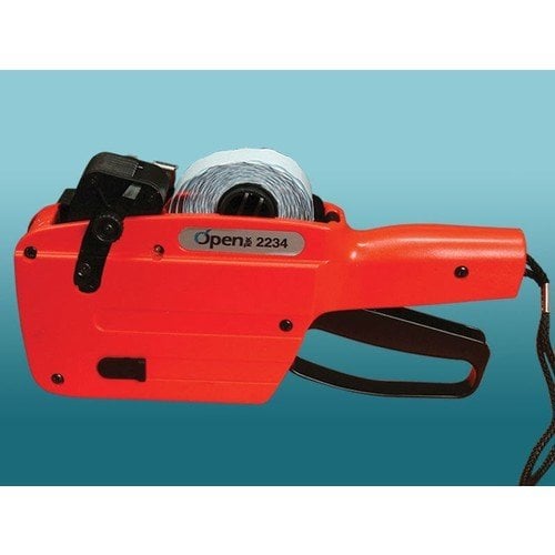 Open Tex 2234 7 Haneli Etiketleme Makinesi Kırmızı