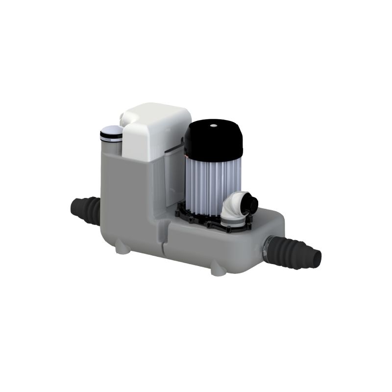 SANICOM 1 / 12 LT 1 Bulaşık Mak.+ 1 Evye + 1 Lavabo +1 Duş Kabini Tahliye