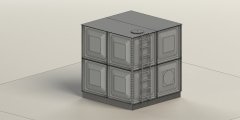 10 TON 304 PASLANMAZ SU DEPOSU (En=2160mm x Boy=2160mm x Yükseklik= 2160mm)