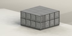 40 TON 304 PASLANMAZ SU DEPOSU (En=4320mm x Boy=4320mm x Yükseklik= 2160mm)