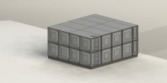 45 TON 304 PASLANMAZ SU DEPOSU (En=4320mm x Boy=4860mm x Yükseklik= 2160mm)
