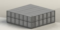 90 TON 304 PASLANMAZ SU DEPOSU (En=6480mm x Boy=6480mm x Yükseklik= 2160mm)