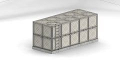20 TON GRP SU DEPOSU (En=2000mm x Boy=5000mm x Yükseklik= 2000mm)